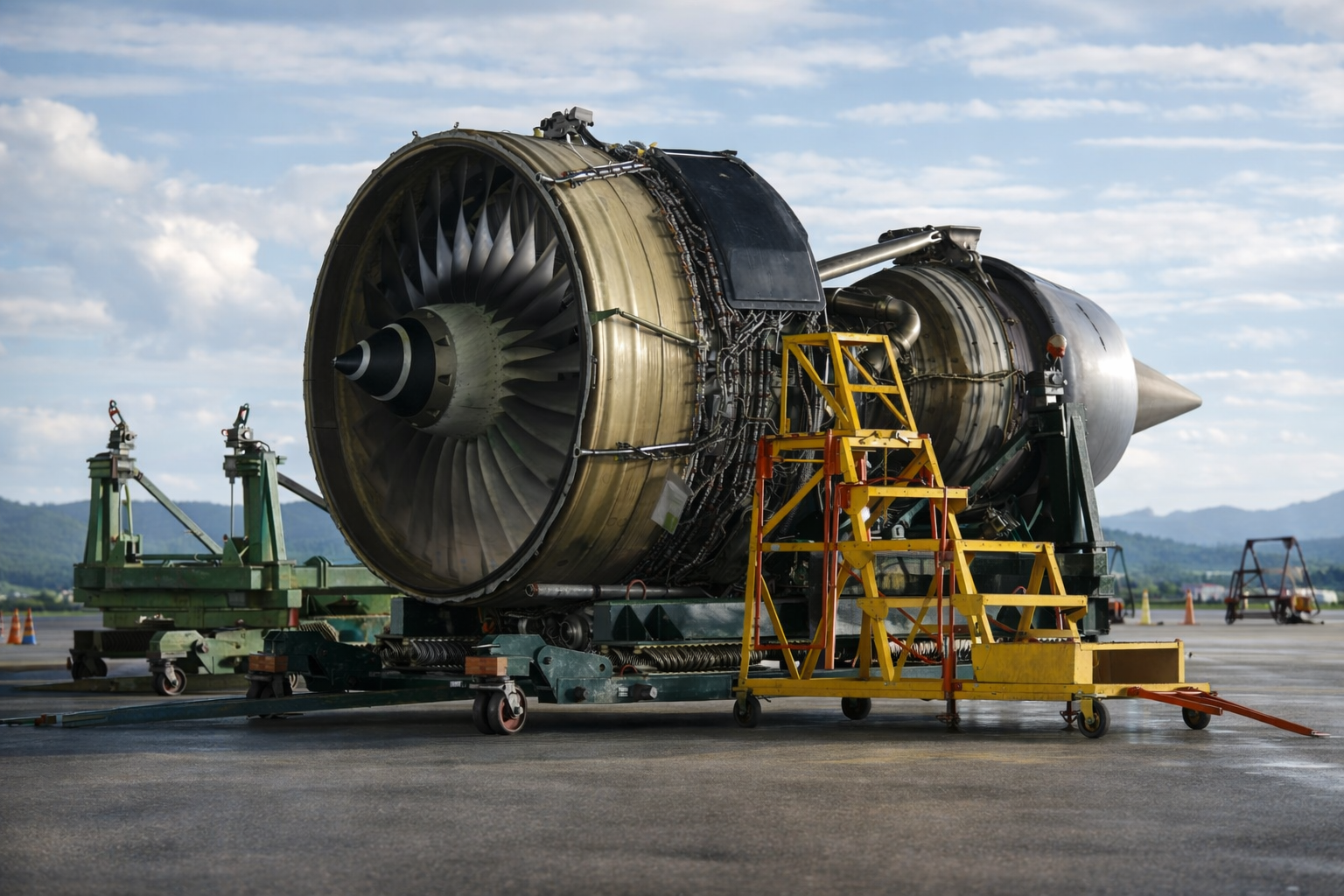 High-performance jet engine representing ZetEngine's power